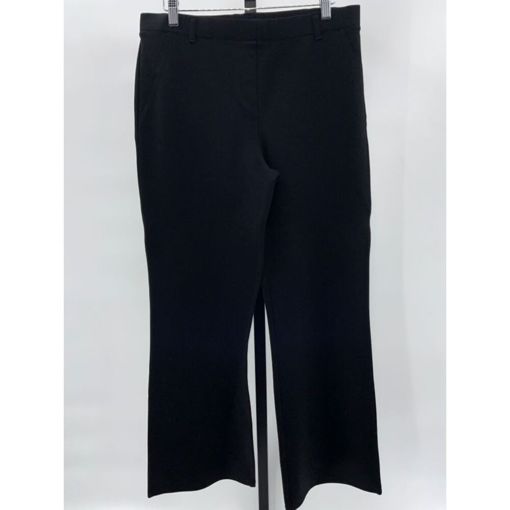 NWT Quince Black Ultra Stretch Ponte Kick Flare Pants